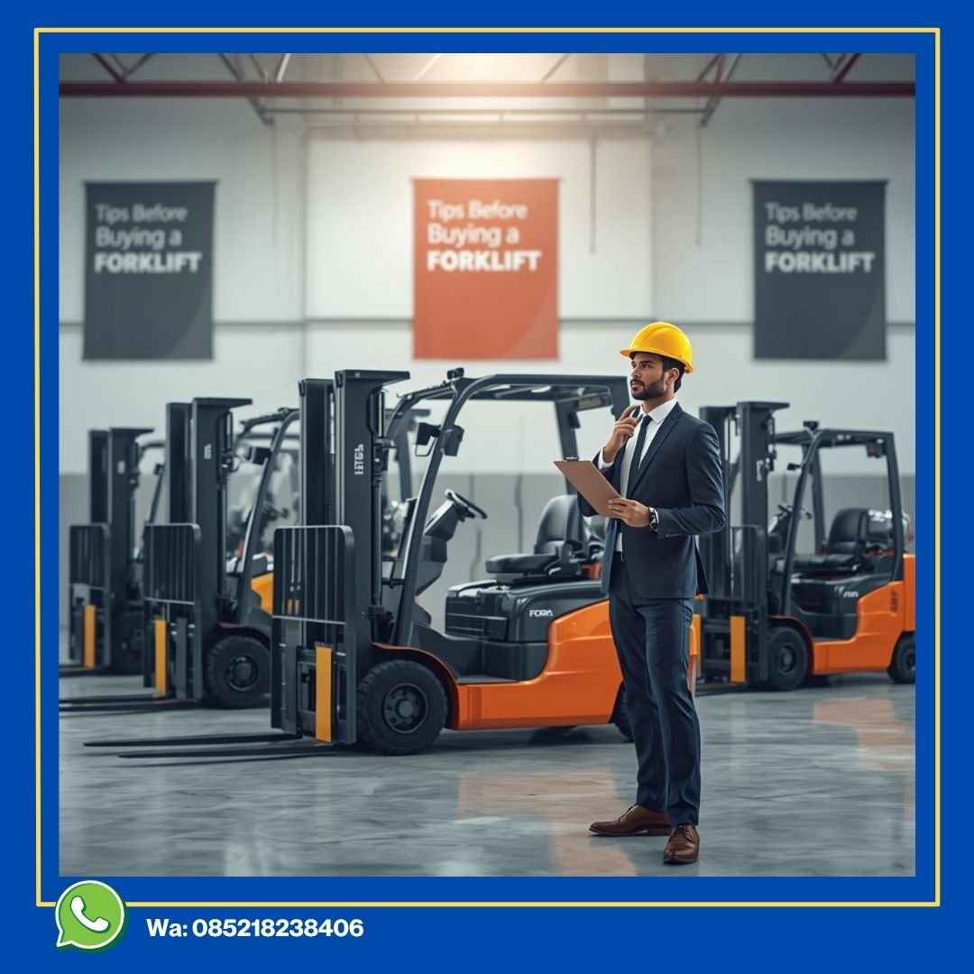 jual forklift dengan garansi