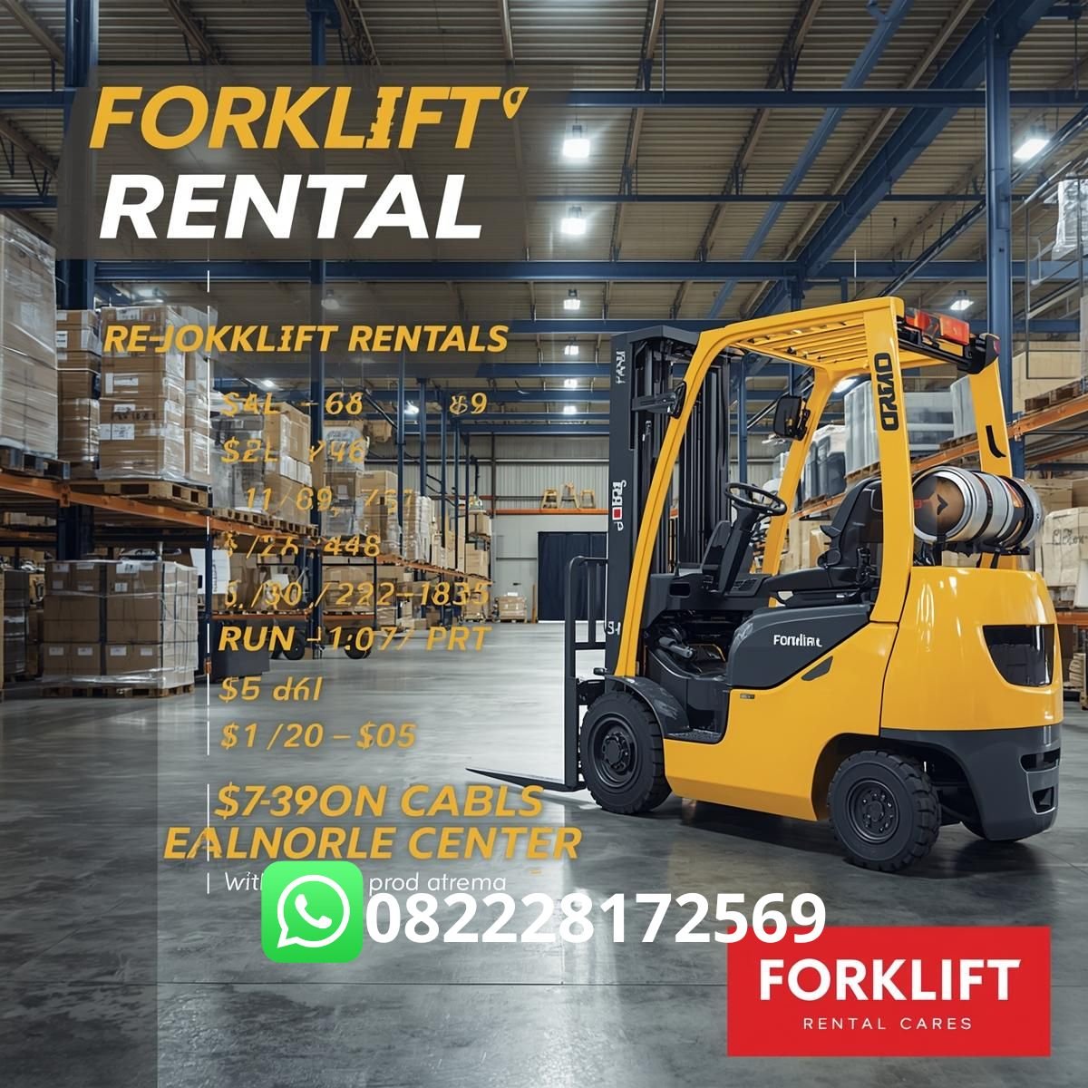 Sewa forklift kapasitas besar