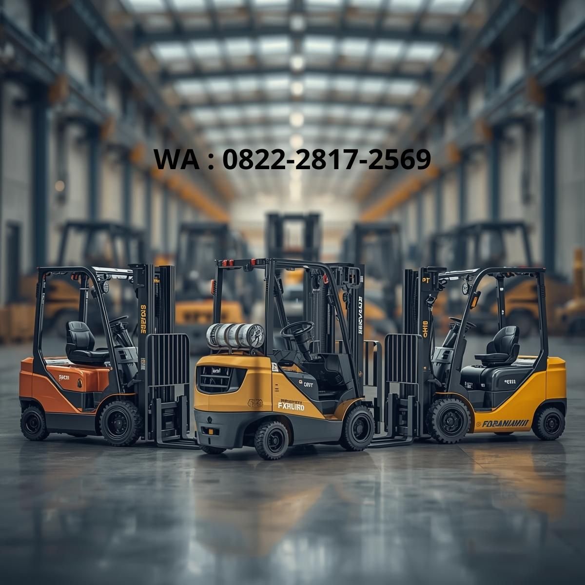 forklift berbagai tipe siap jual