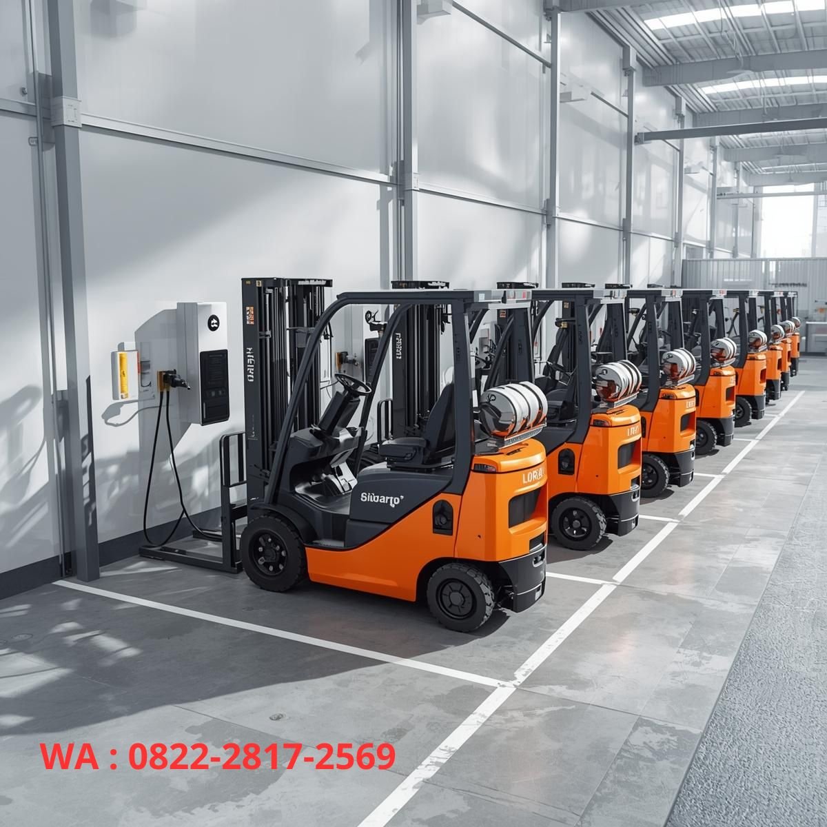 sewa forklift gudang dan pabrik sidoarjo