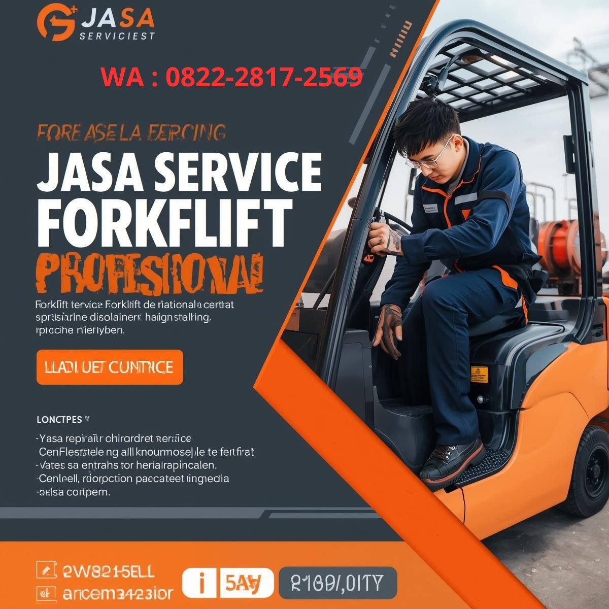 perbaikan forklift cepat