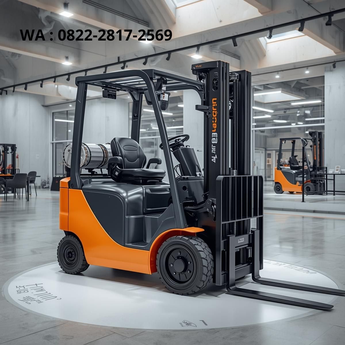 showcase forklift heli elektrik