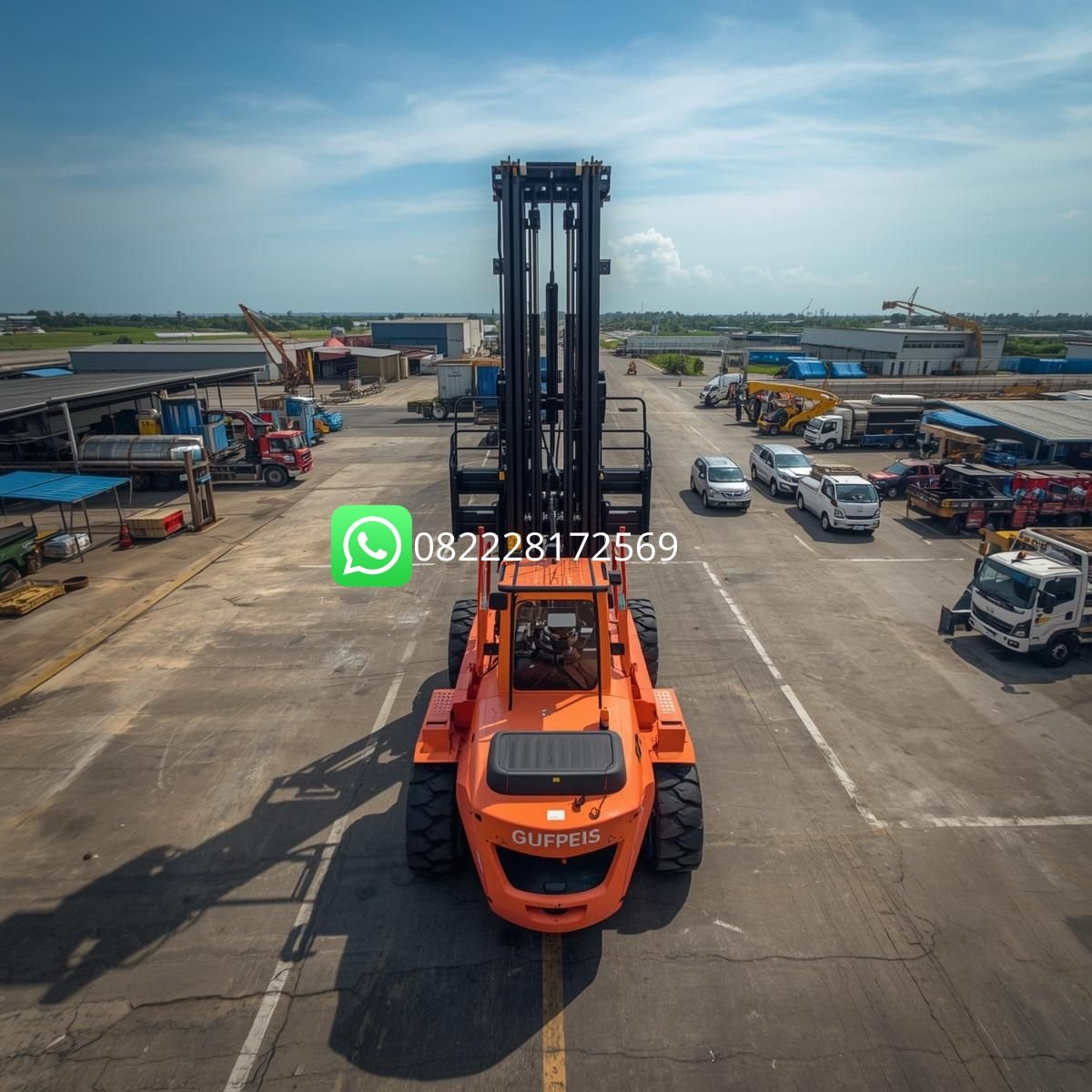 rental Heli forklift harian bulanan
