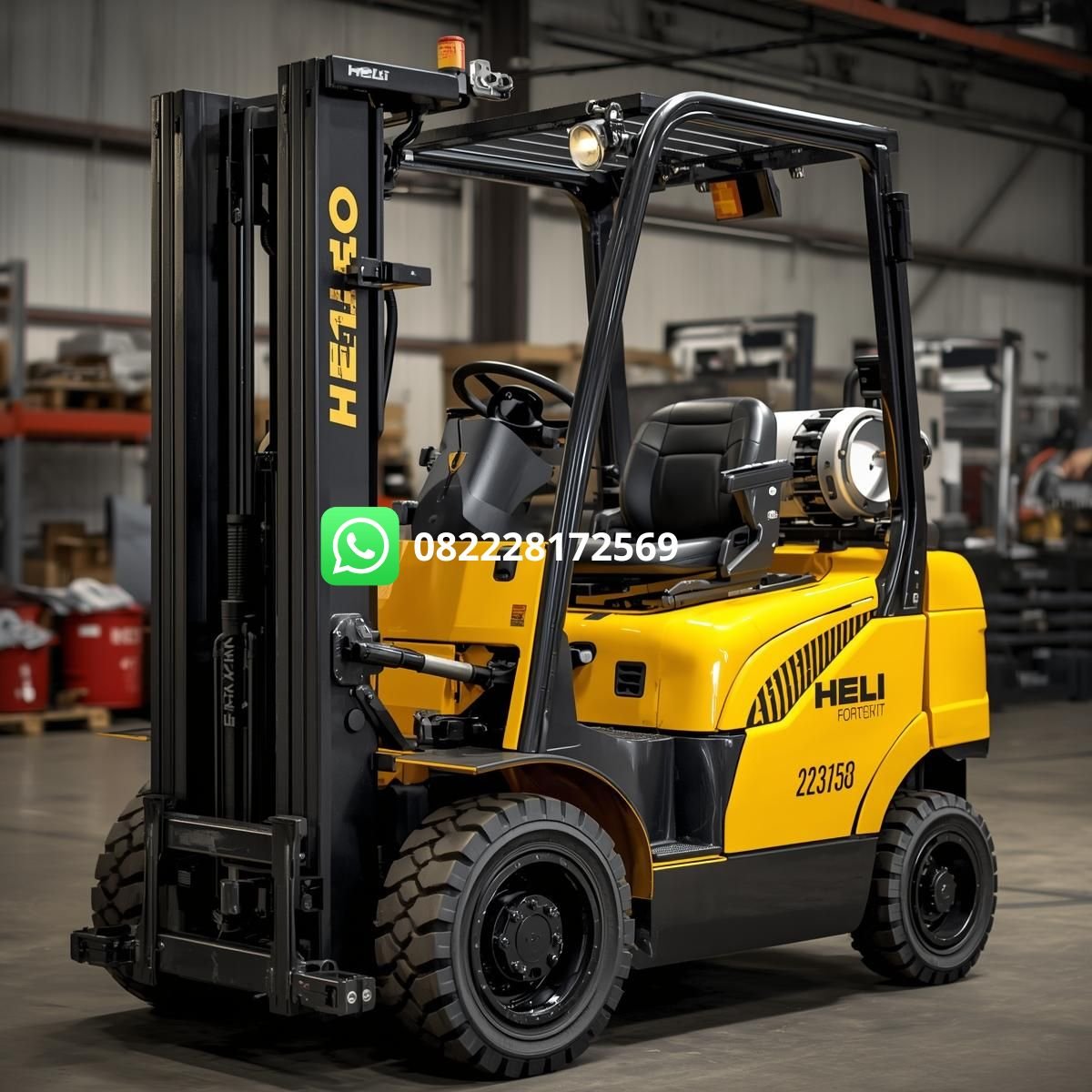 servis & sparepart battery forklift Heli