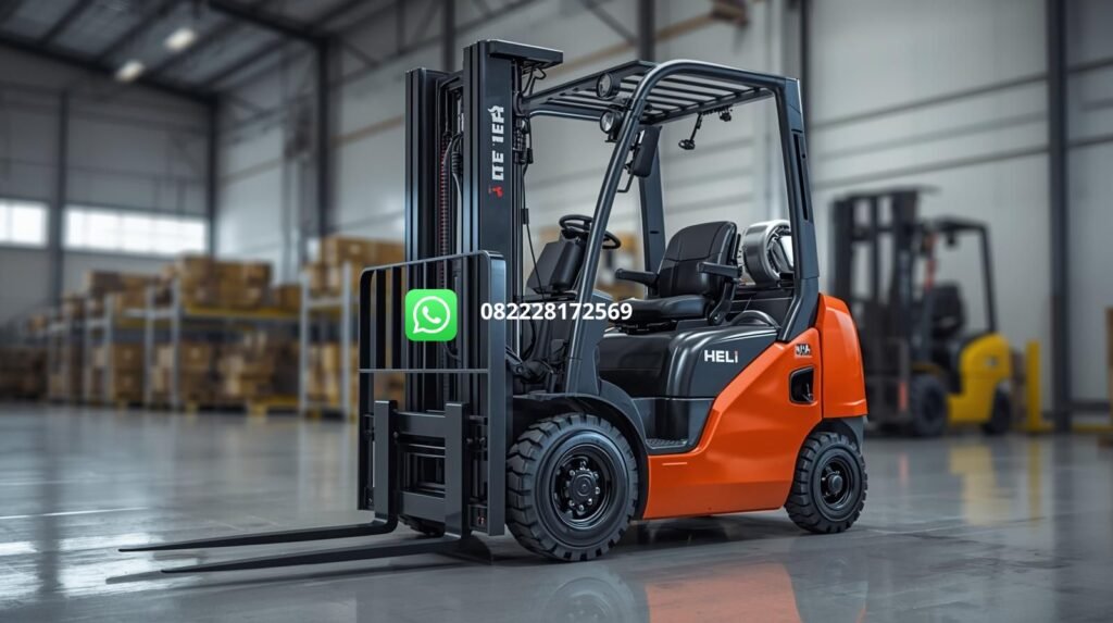 Battery forklift heli