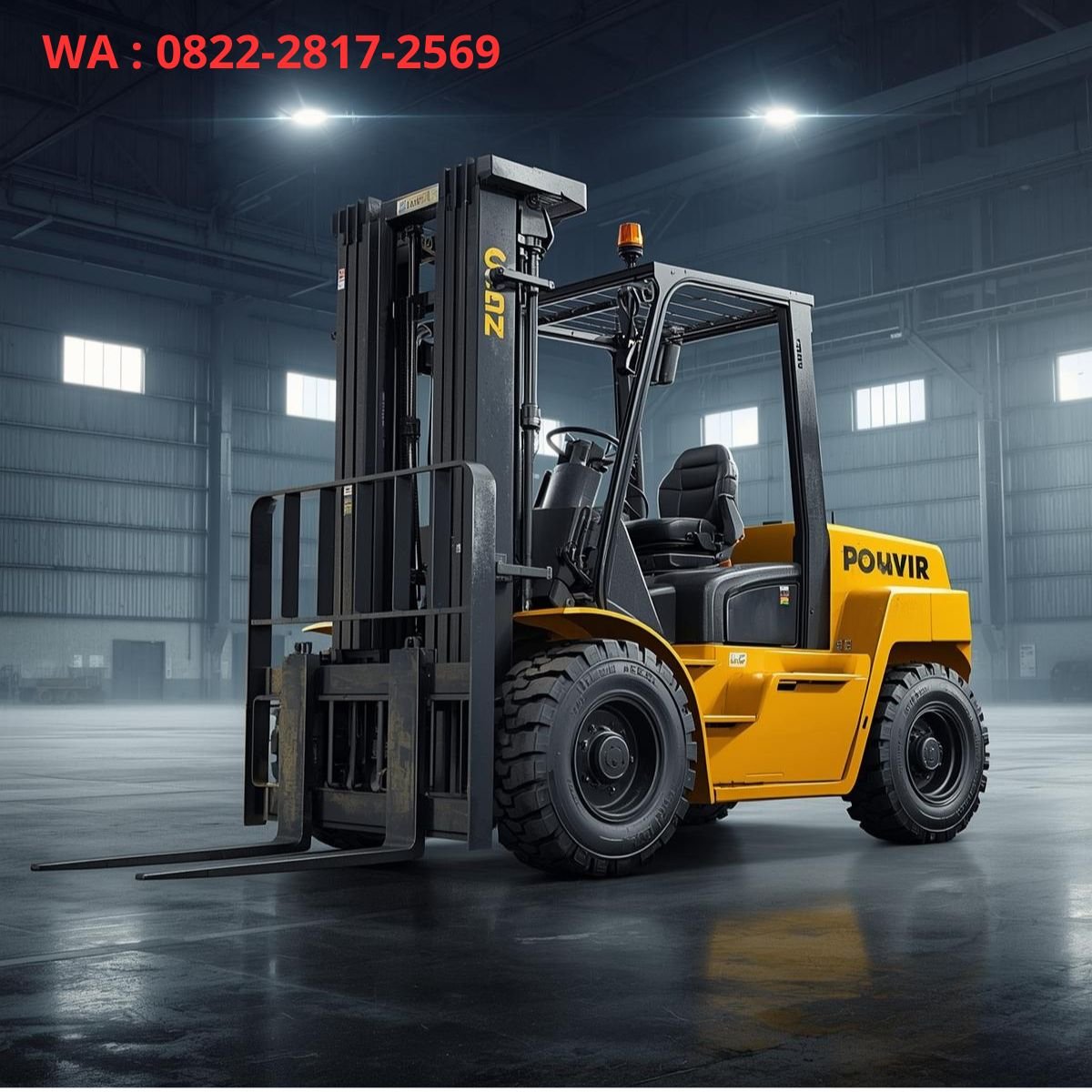 forklift 10 ton untuk iklan