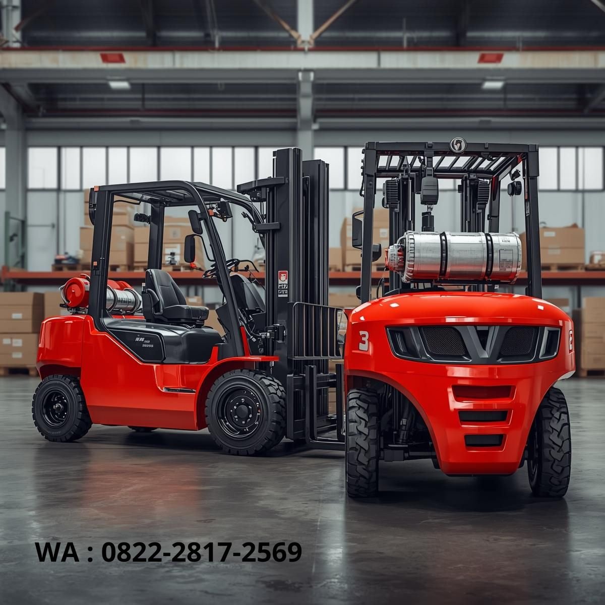 Forklift Heli untuk gudang