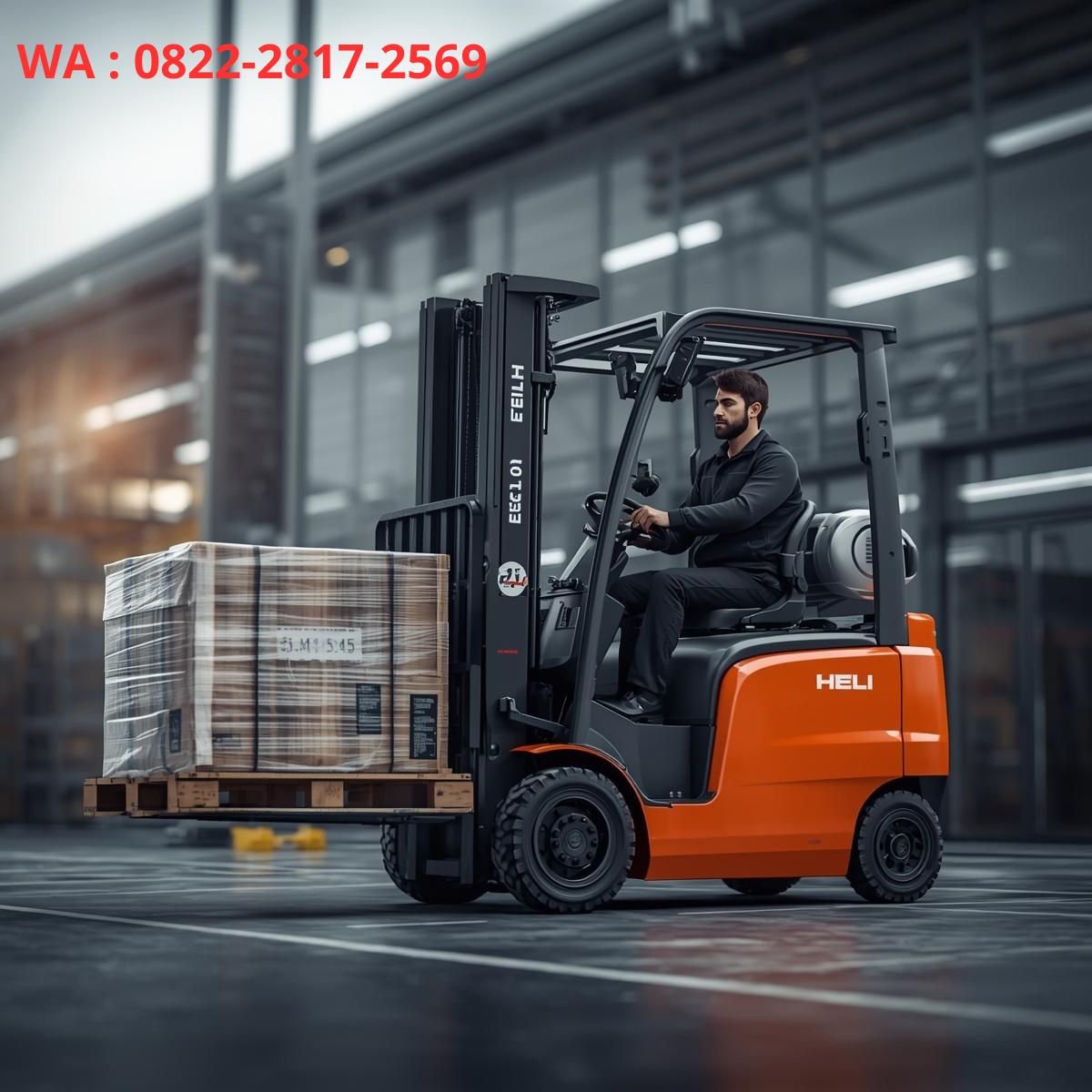 forklift heli battery operasional