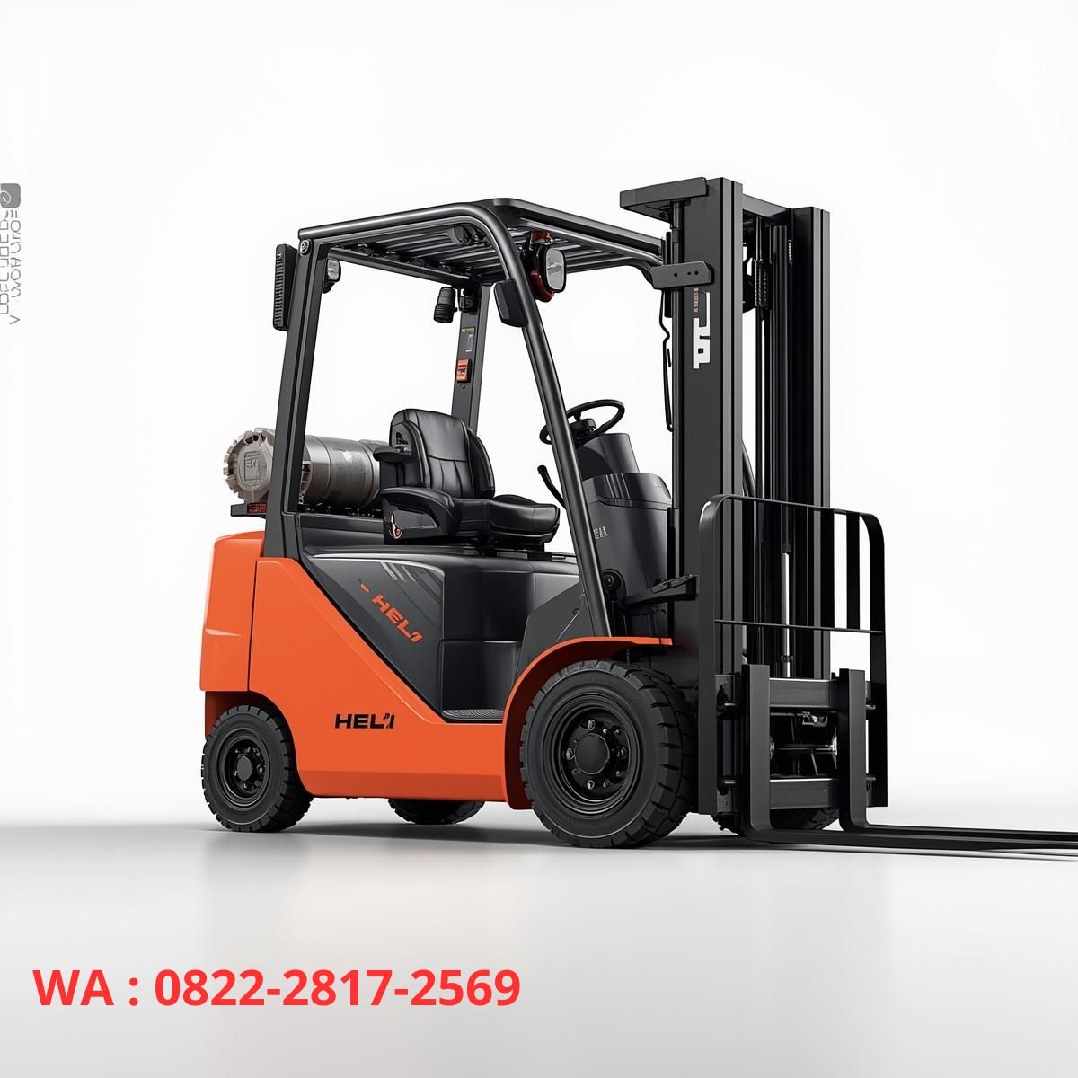 penggantian battery heli forklift