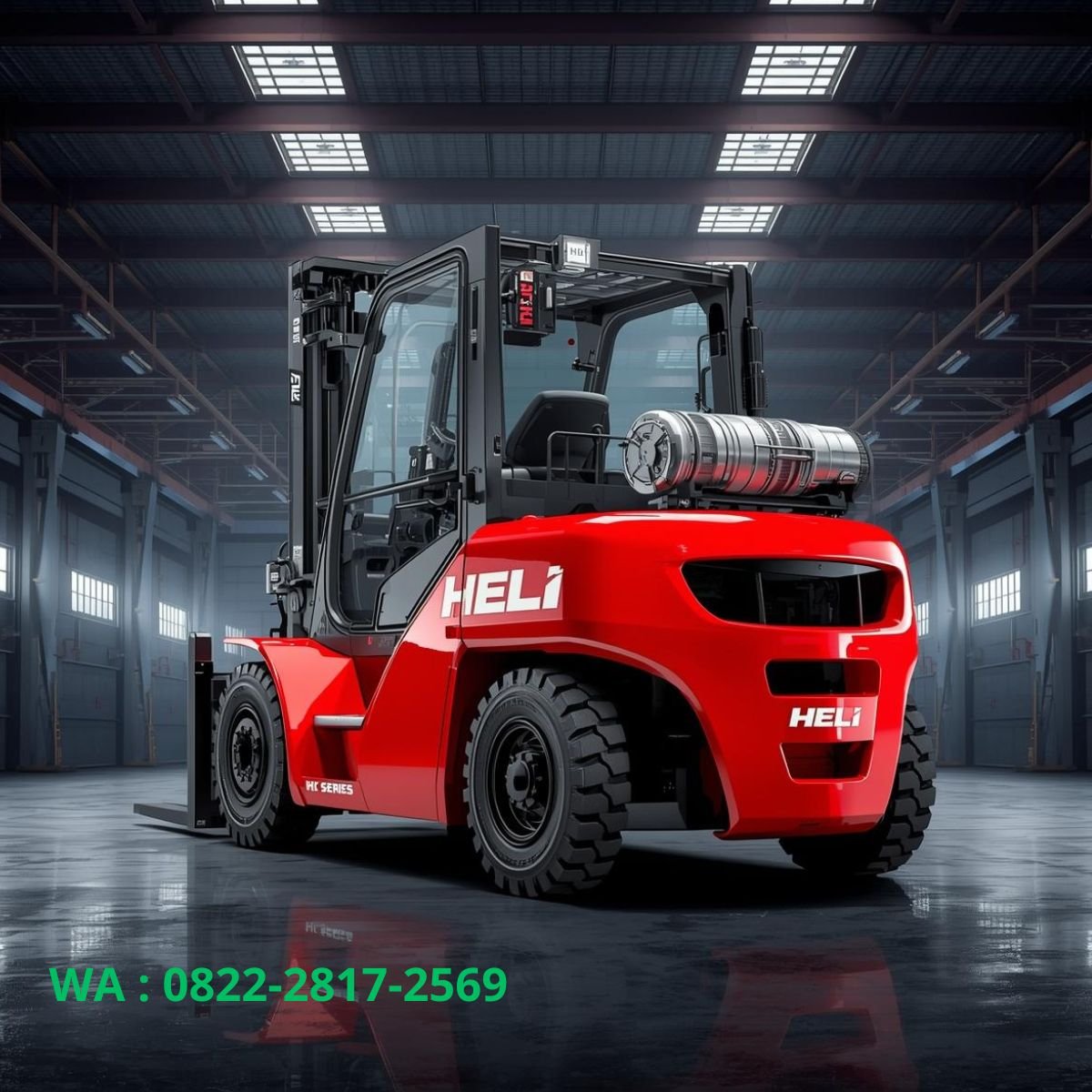 forklift heli k series untuk iklan