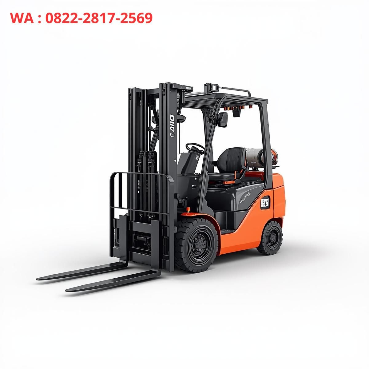 forklift tampilan studio