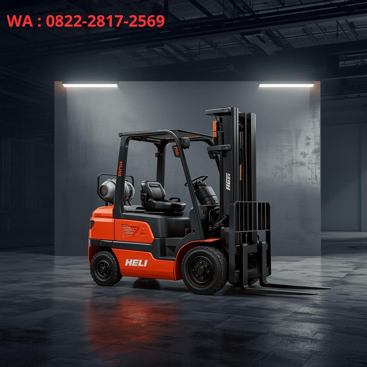 harga heli forklift battery
