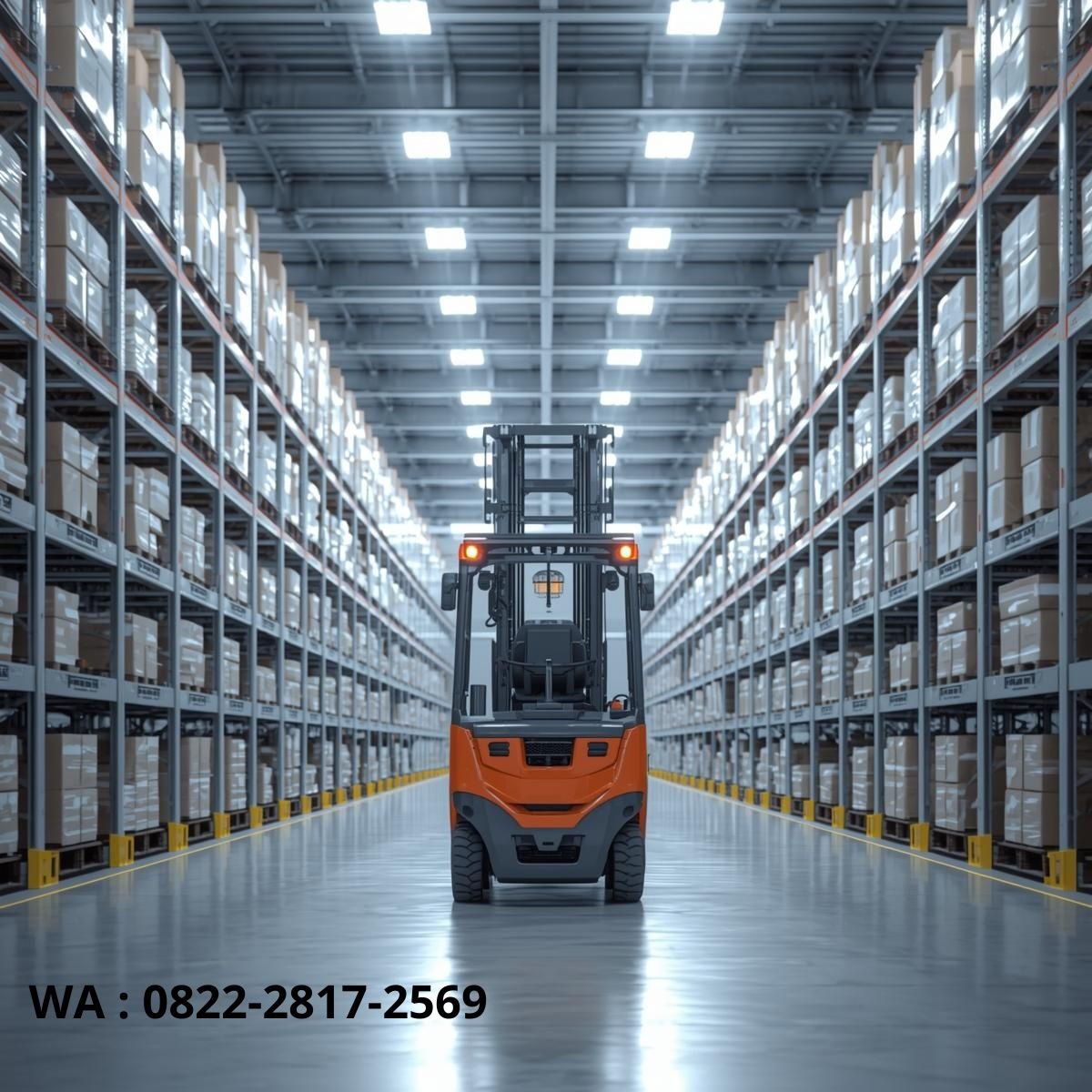 Heli forklift efisien