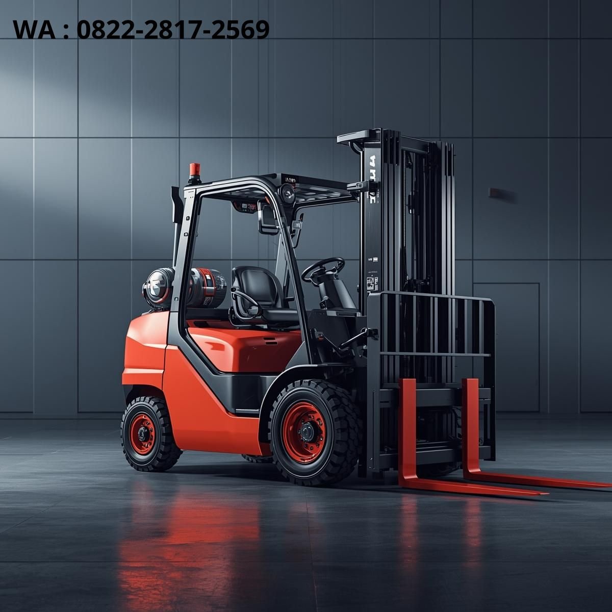 heli forklift 3 ton untuk iklan