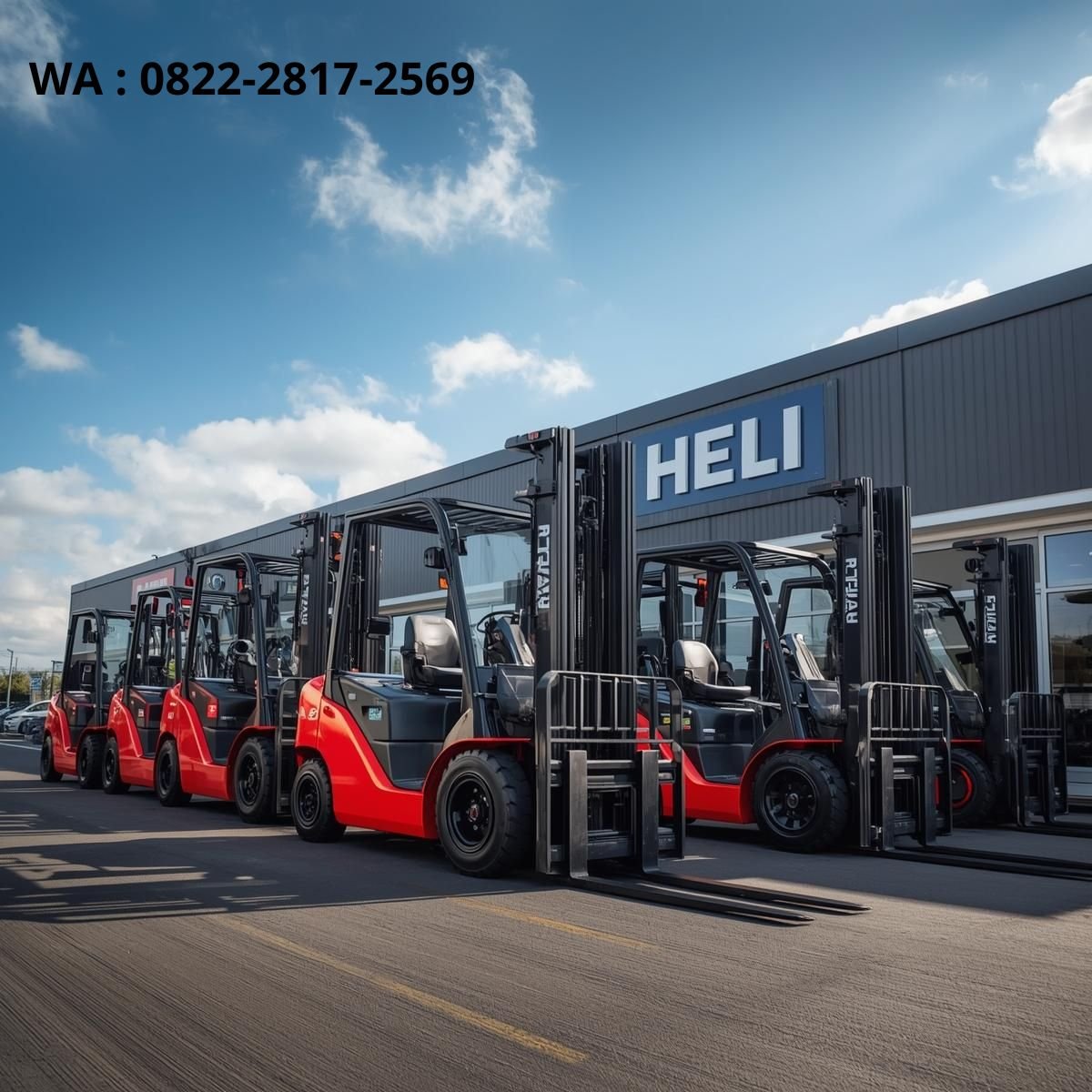 Jual forklift HELI diesel dan listrik