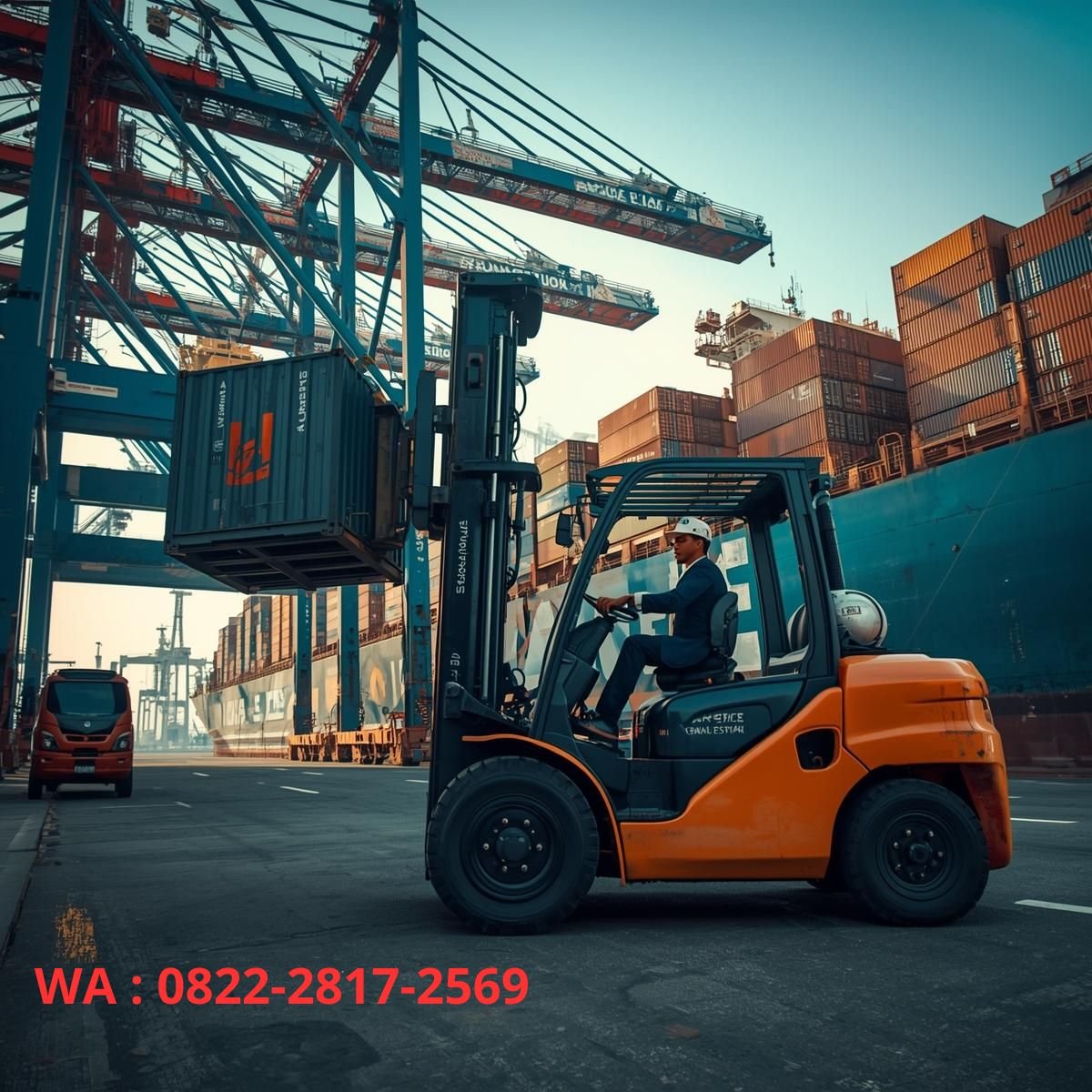 rental forklift pelabuhan semarang