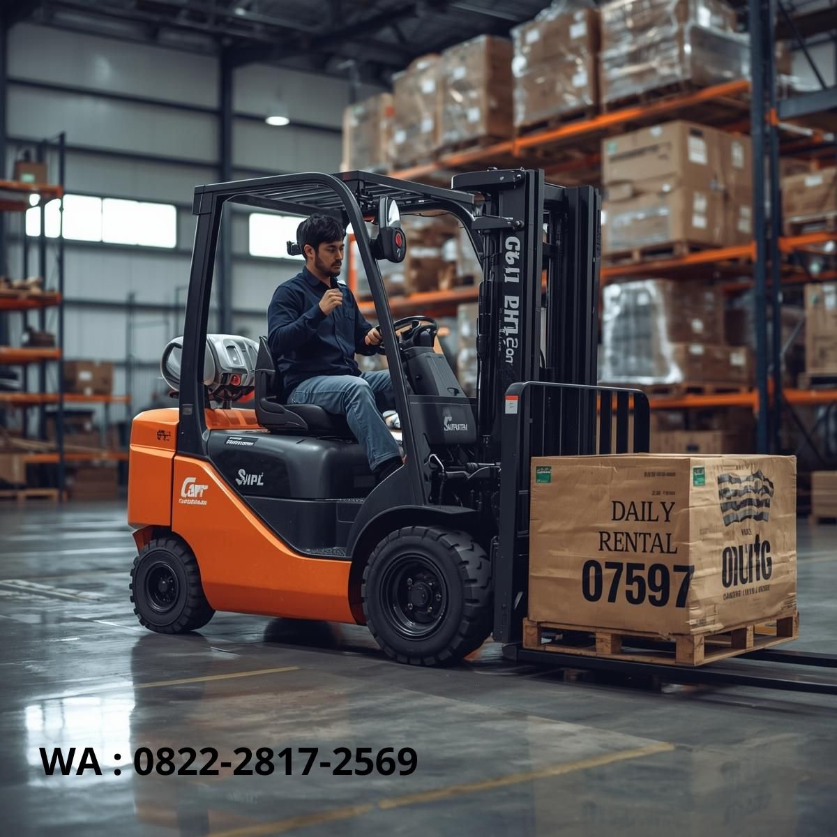 sewa forklift harian bandung