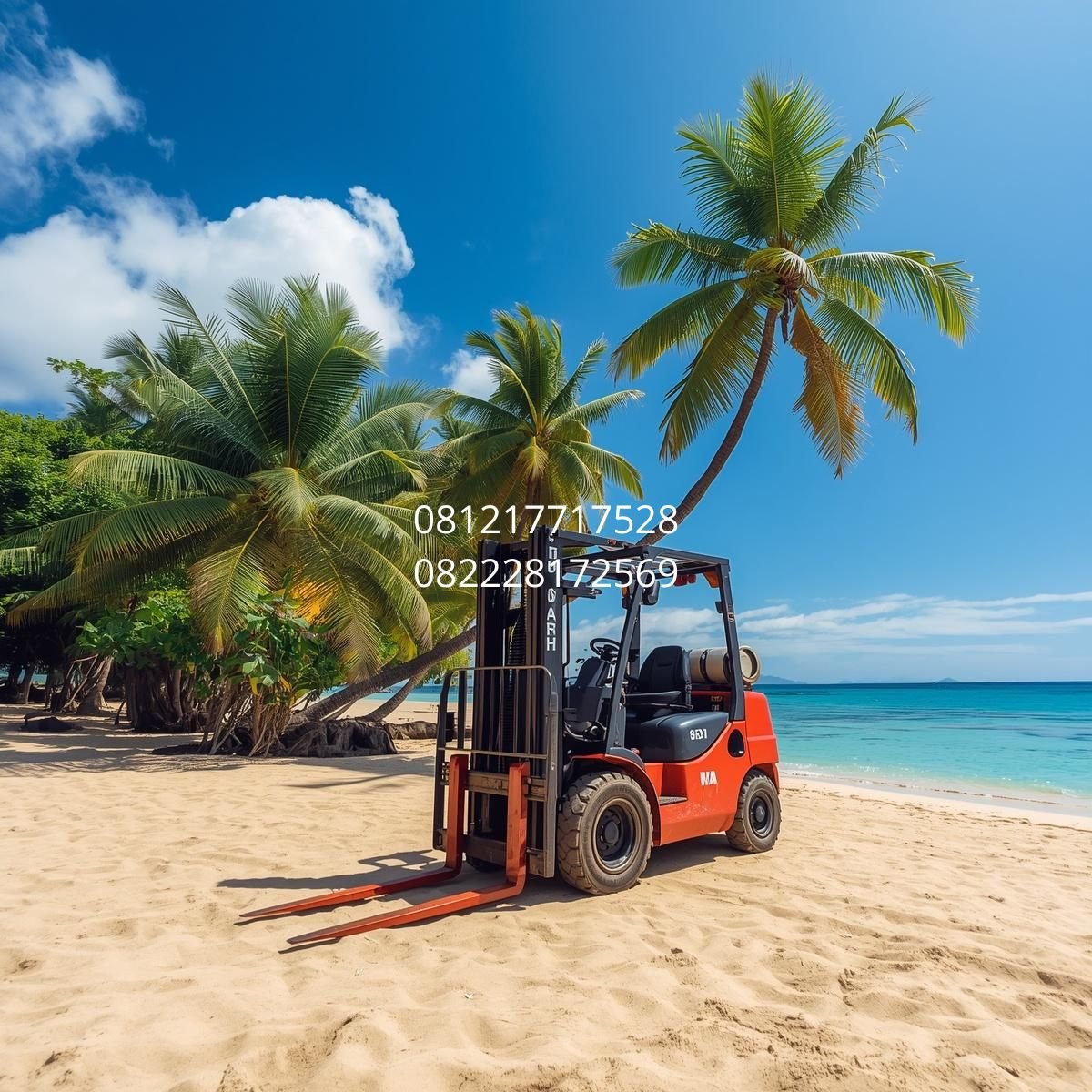 sewa forklift harian Bali