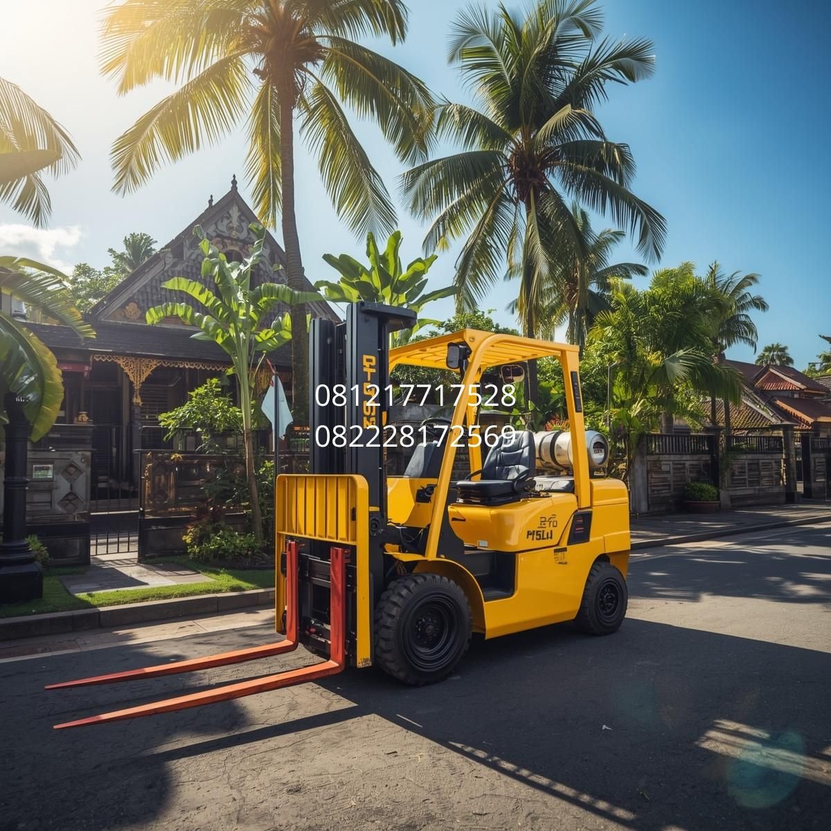 sewa forklift bulanan Bali