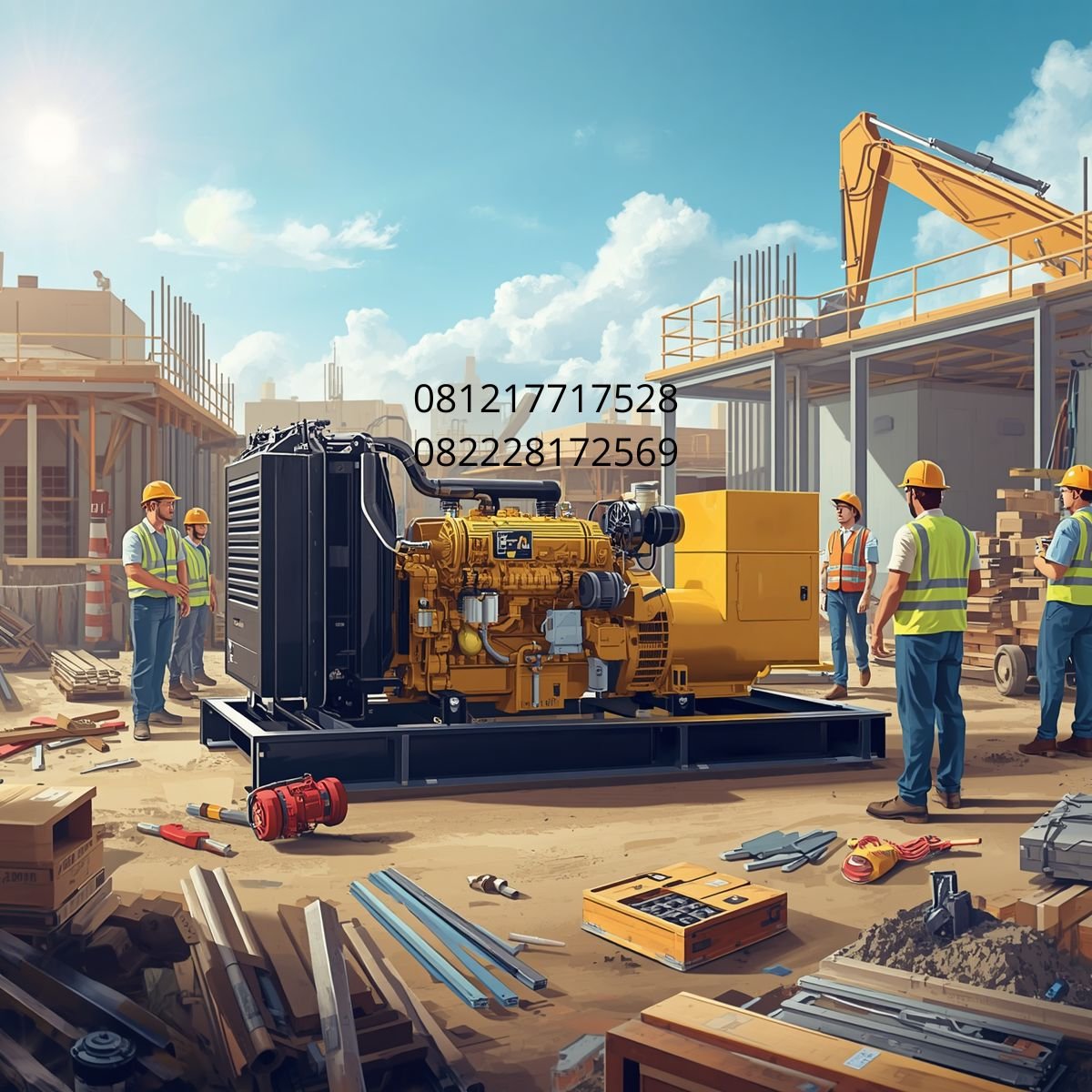 genset diesel silent