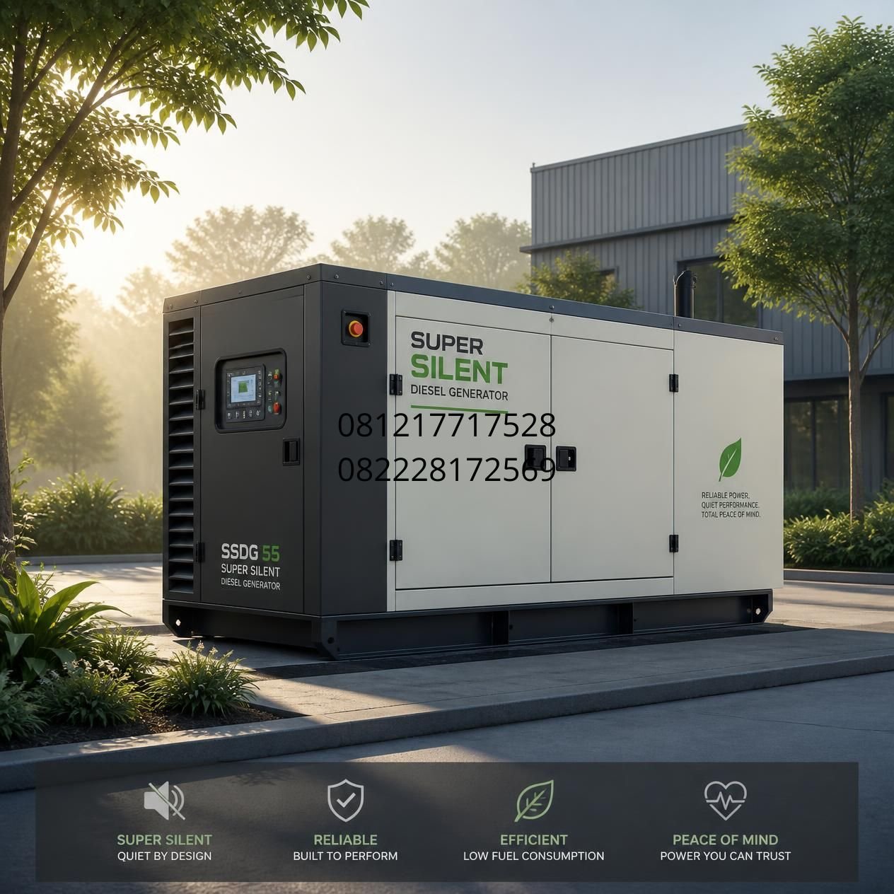 genset silent diesel Indonesia