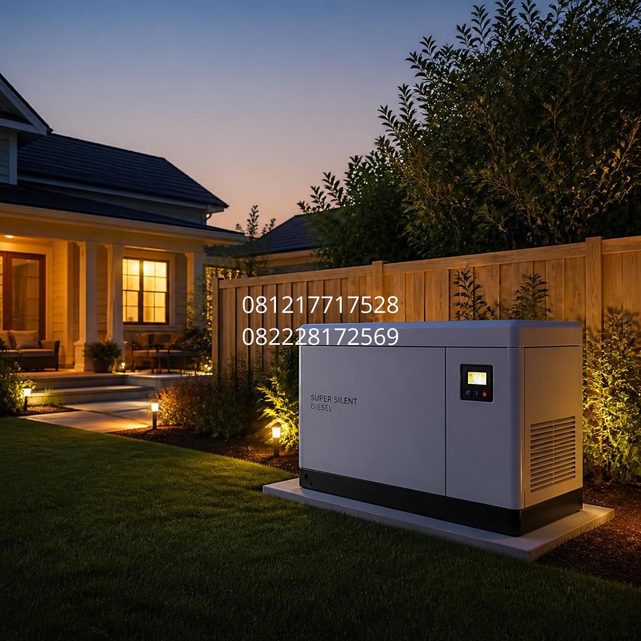 jual genset diesel silent