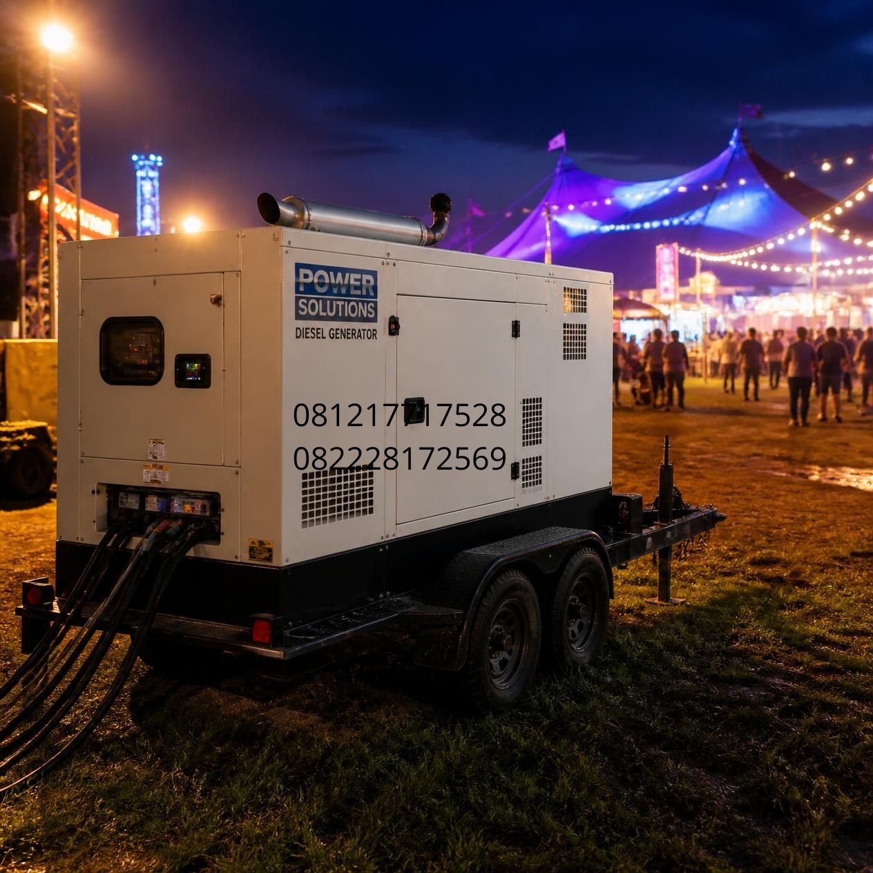 genset proyek lapangan
