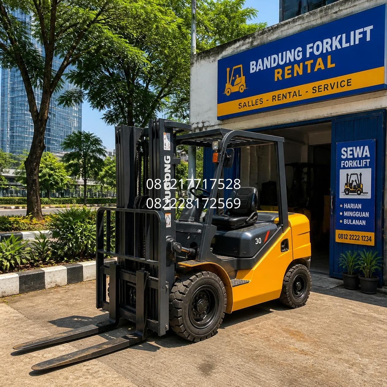sewa forklift Bandung murah
