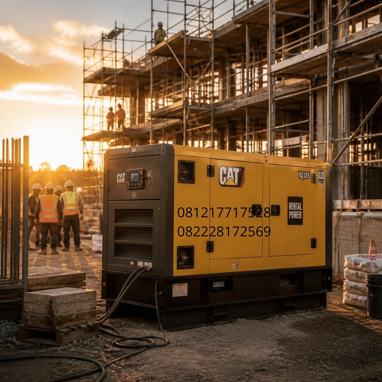 generator listrik konstruksi