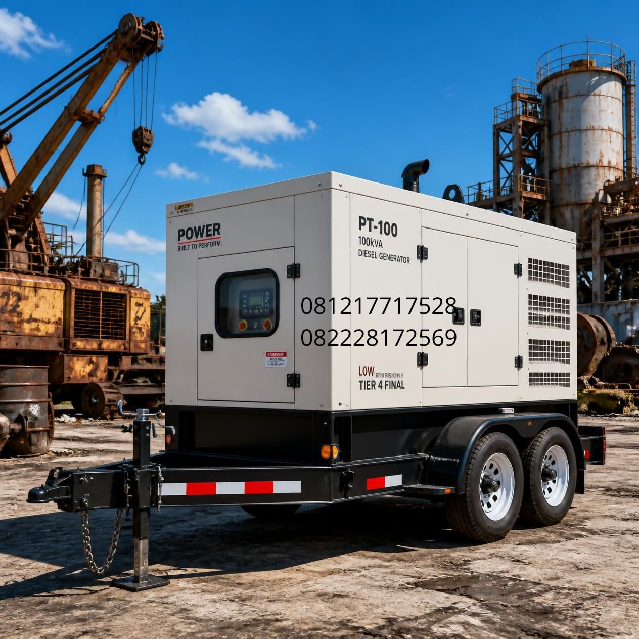 genset diesel trailer