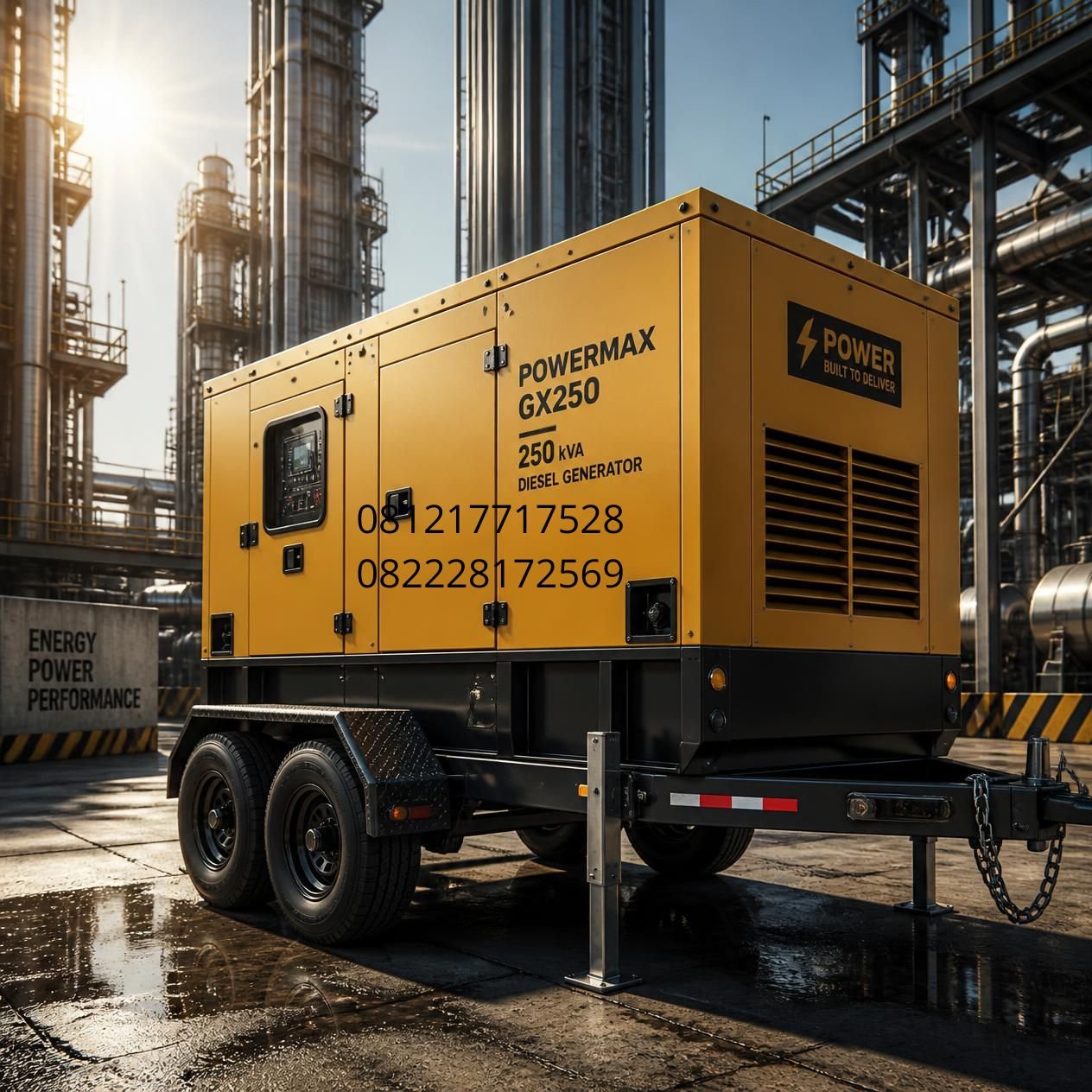 genset trailer industri