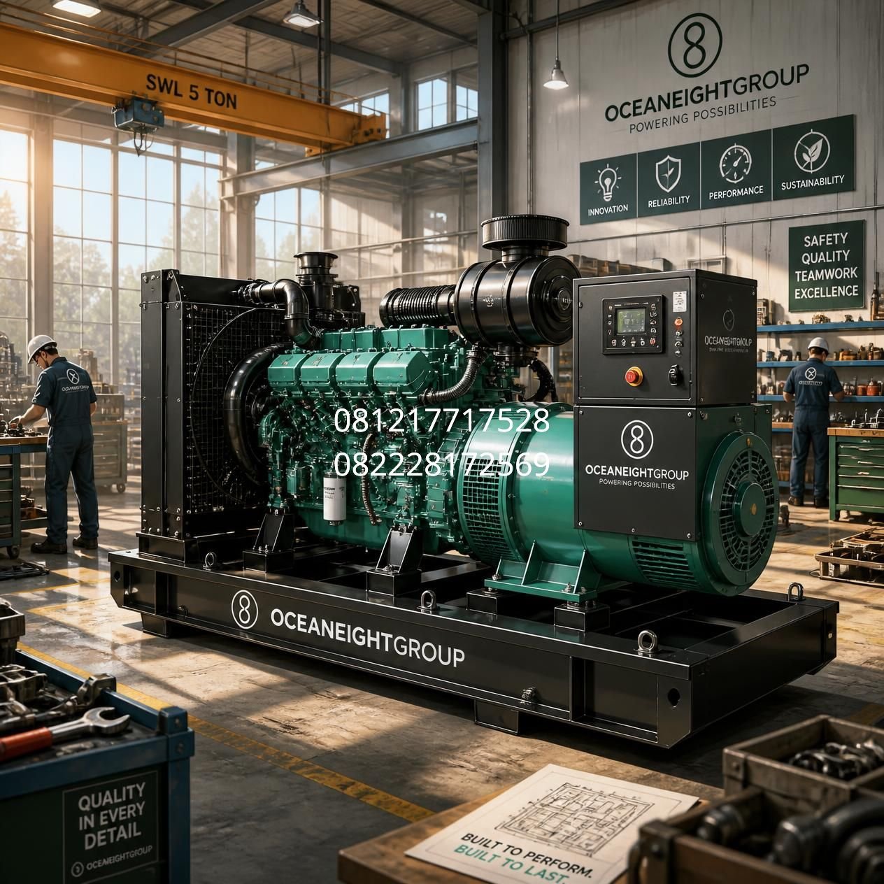 generator listrik untuk pabrik
