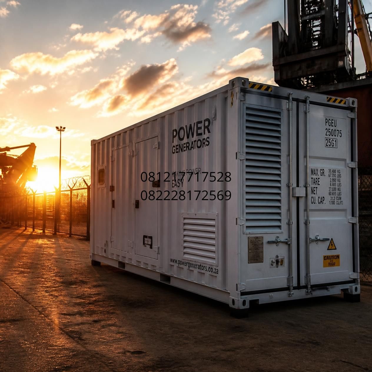 genset dalam kontainer
