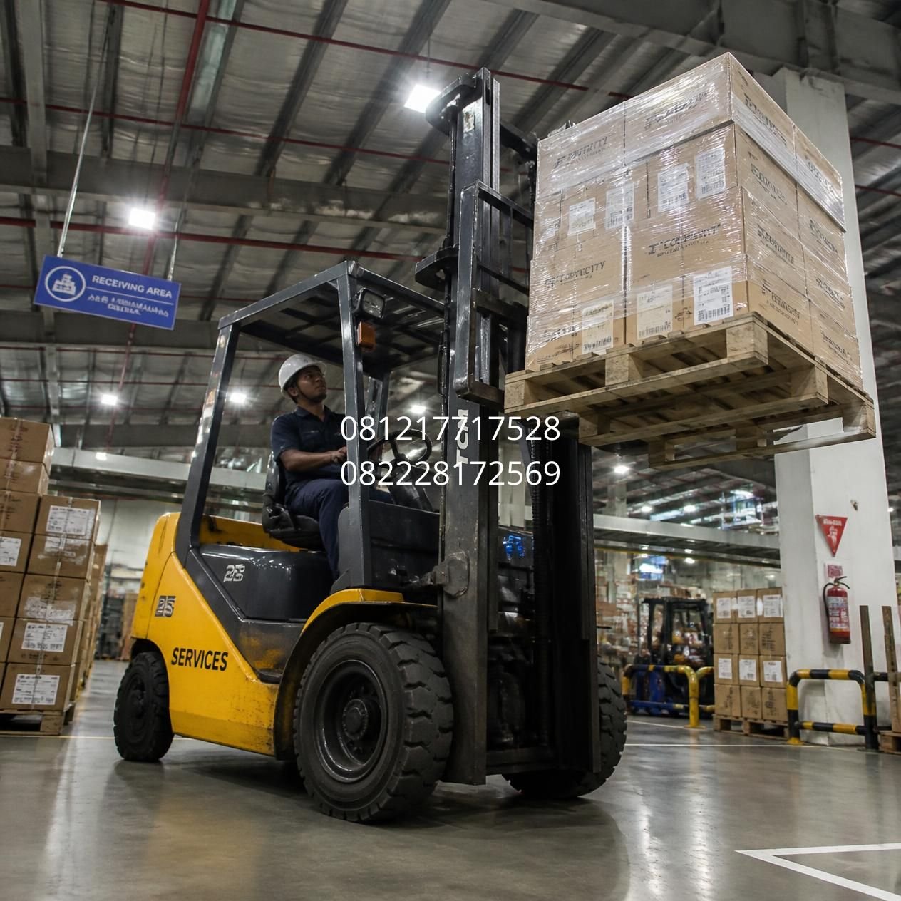 service forklift diesel Bekasi