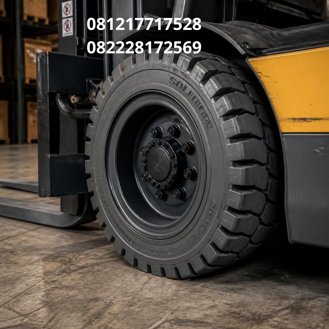 ban forklift solid berkualitas