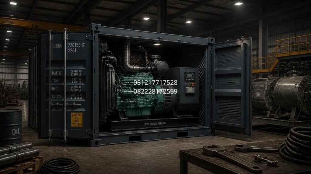 generator diesel dalam kontainer