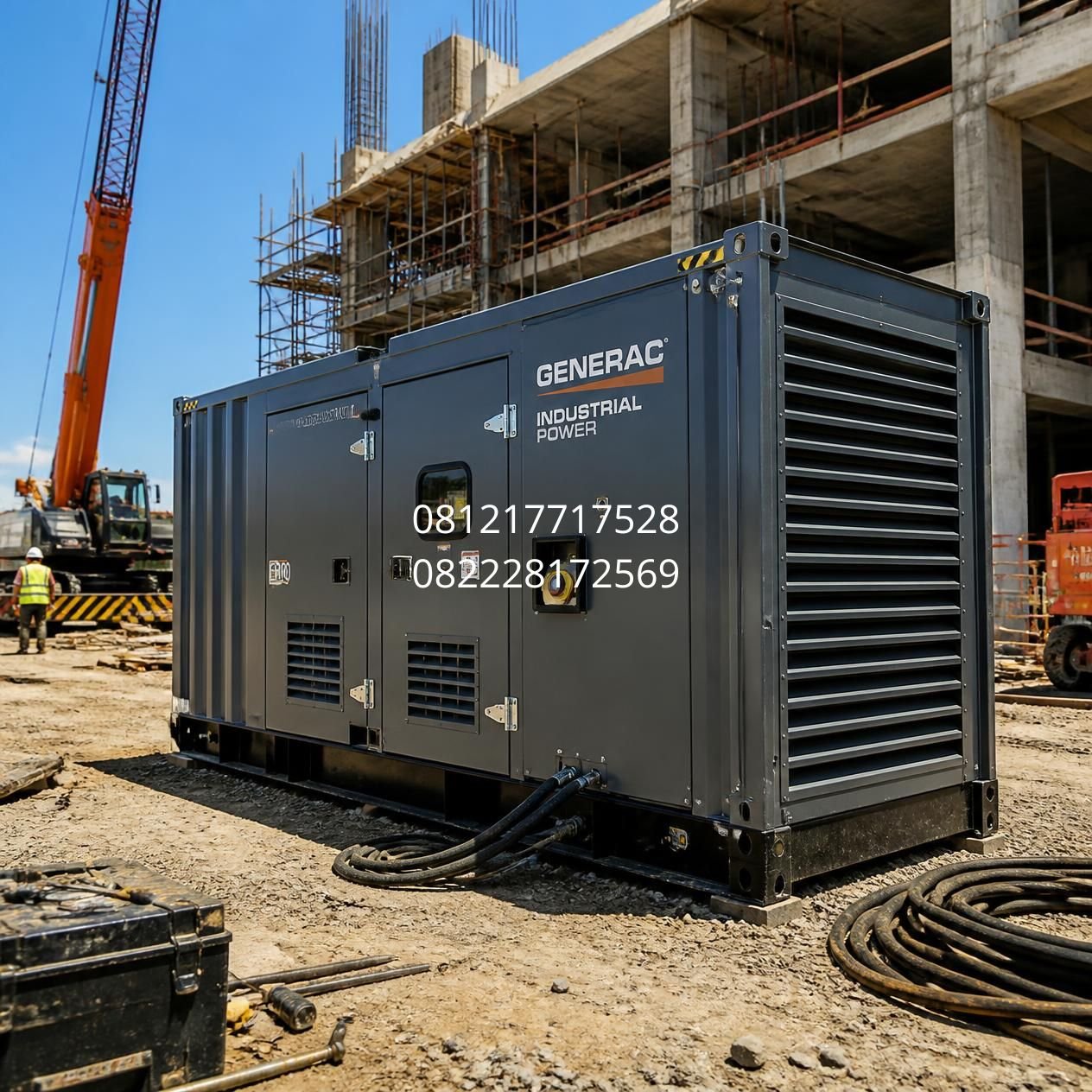 genset diesel silent container