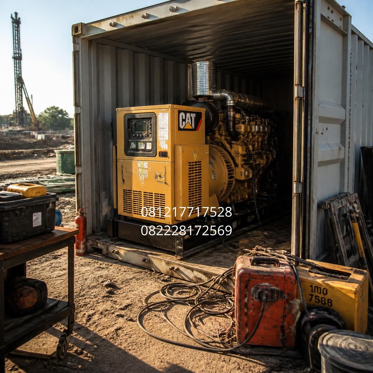 genset industri container