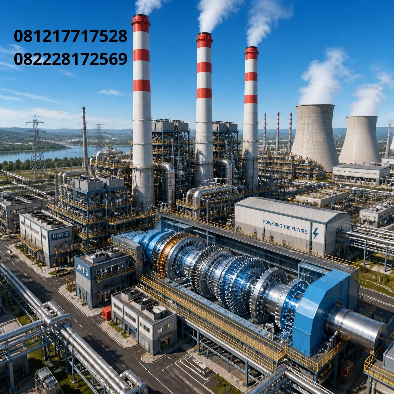 solusi pembangkit listrik industri
