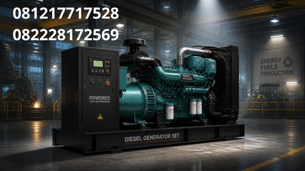 Set generator diesel untuk pabrik