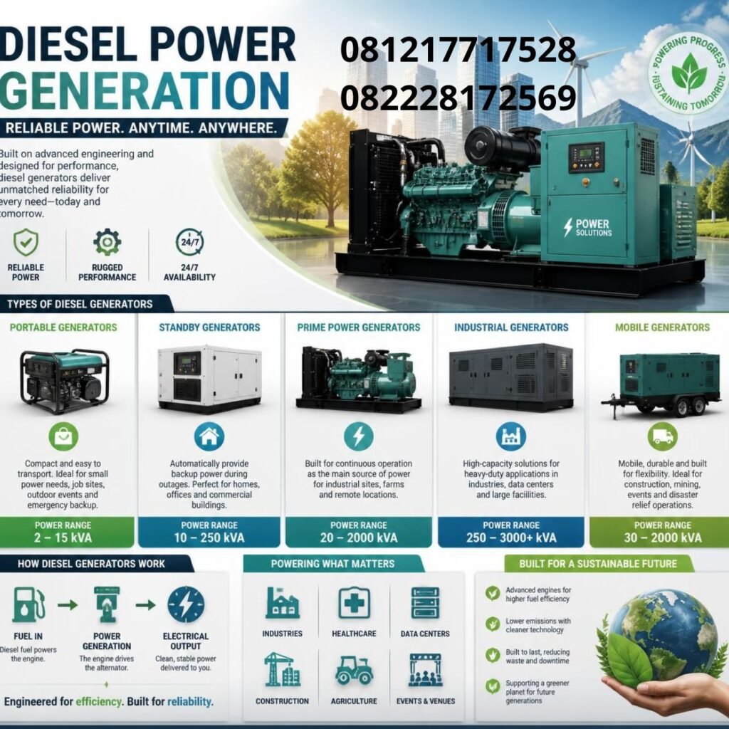 genset diesel industri