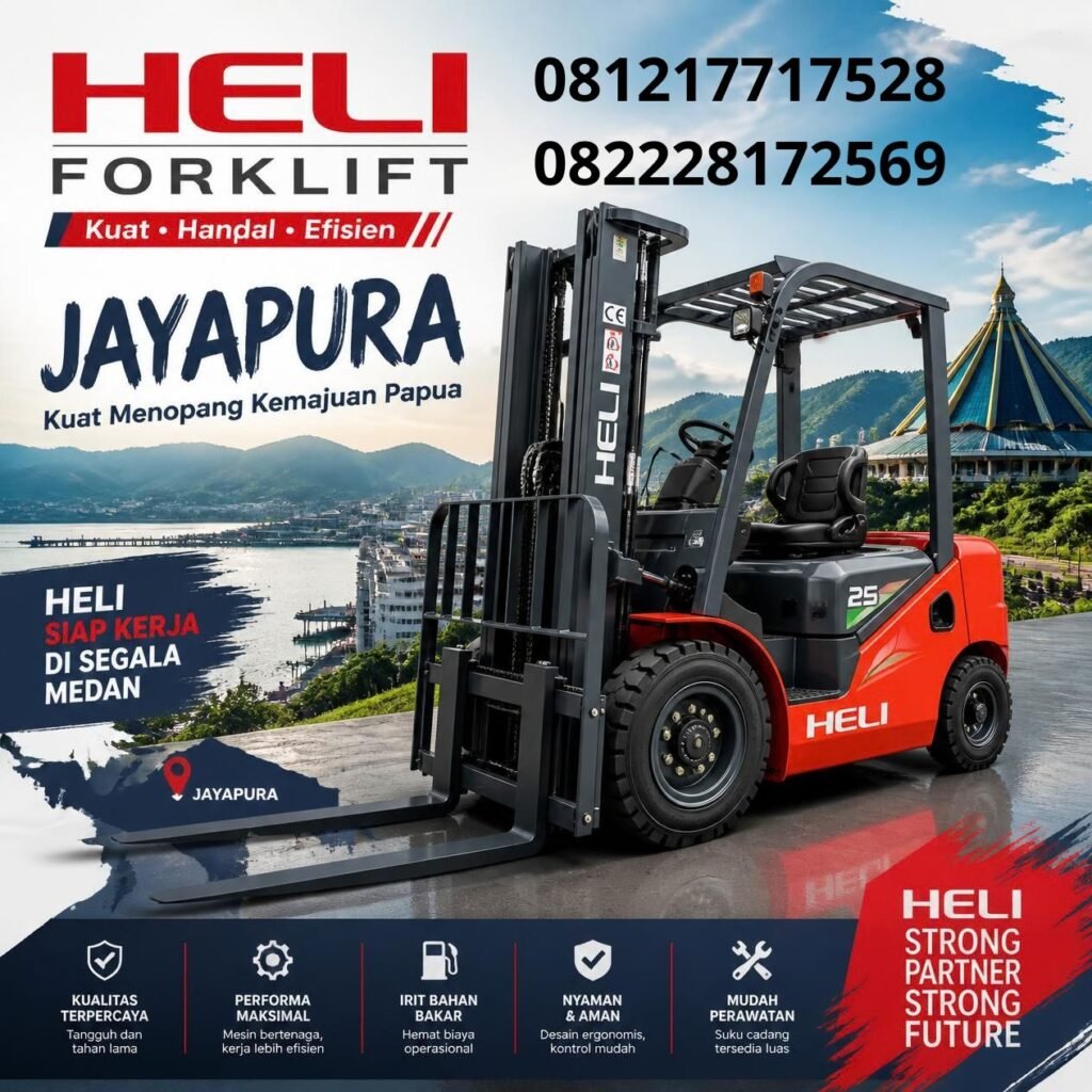 Distributor Heli forklift Jayapura
