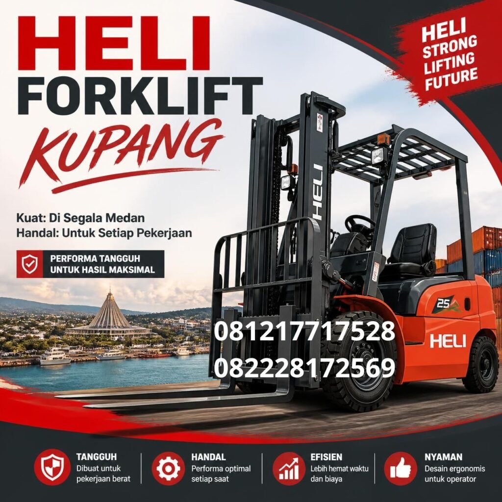 Distributor Heli forklift Kupang