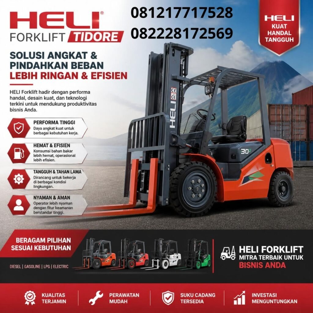 Heli Forklift Diesel Tidore
