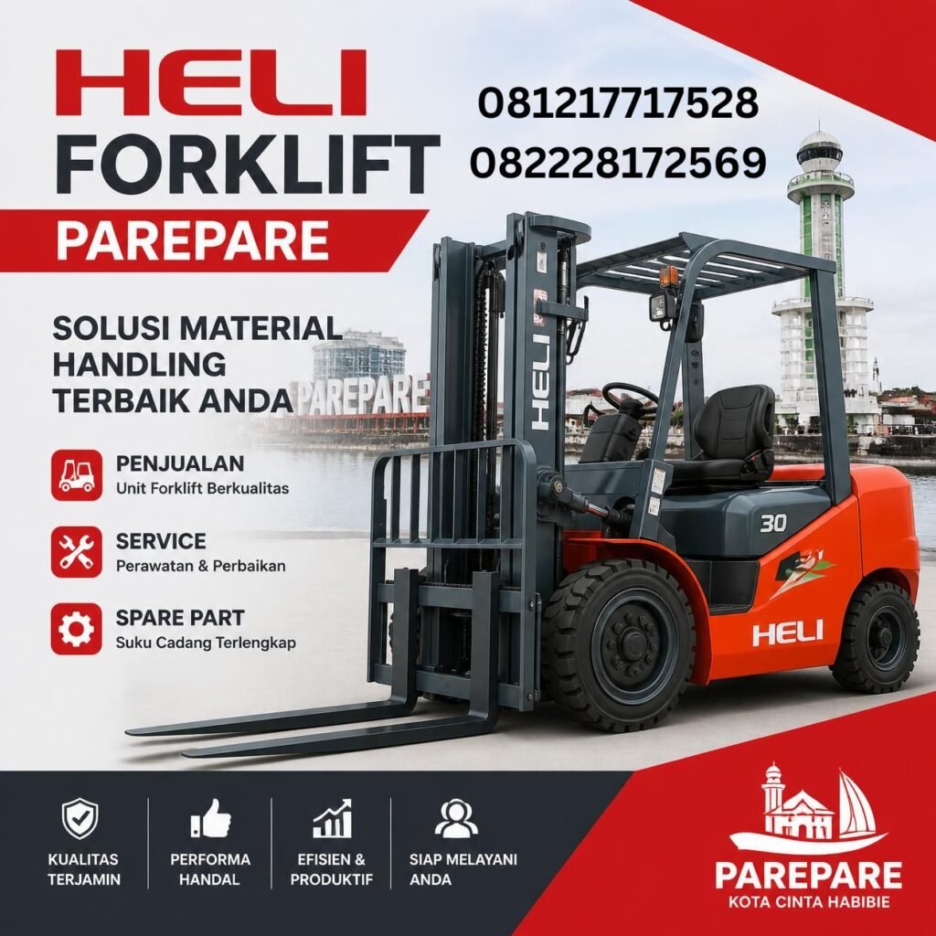 Heli forklift Parepare murah