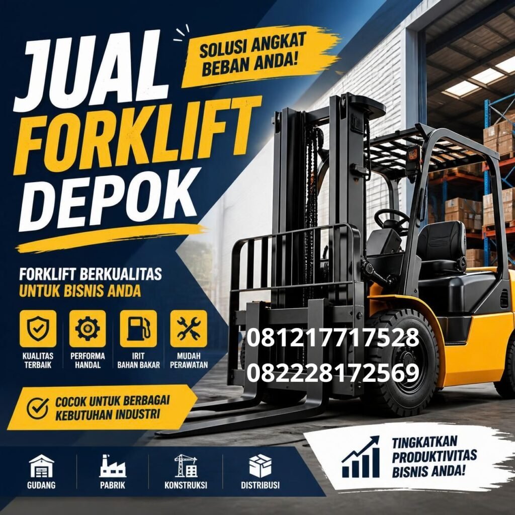 Jual forklift baru Depok