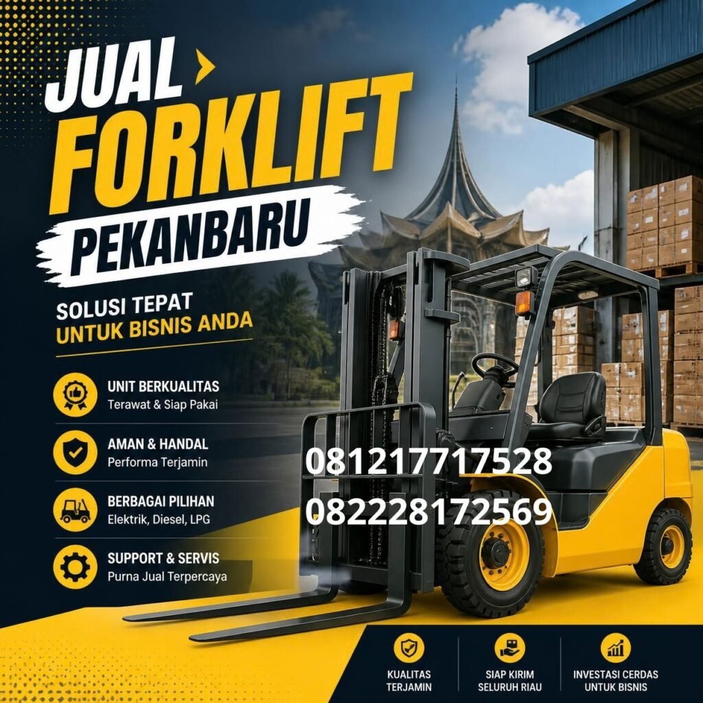 Jual forklift baru Pekanbaru