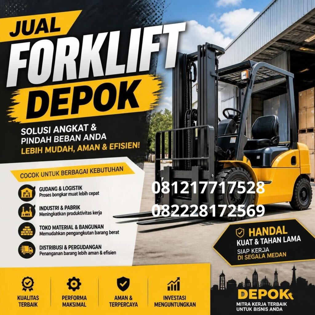 Jual forklift bekas Depok