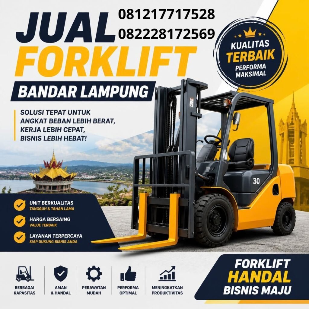 Jual forklift elektrik Bandar Lampung