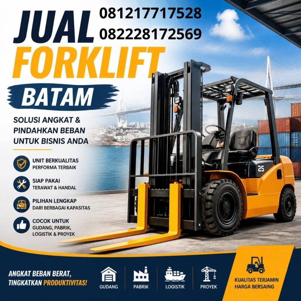Jual forklift elektrik Batam